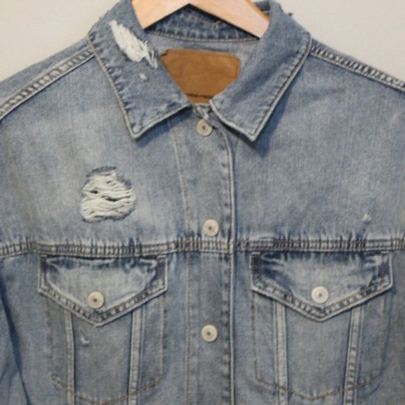 American Eagle Oversized Boyfriend Long Denim Jean - Picture 4 of 9